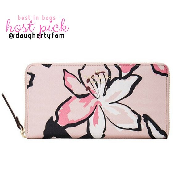 LIMITED EDITION Kate Spade Lacey Zip-Around Wallet - Picture 2 of 8